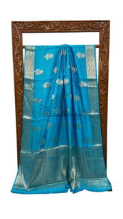 Pure Mango Silk Banarasi Handloom Saree - The Handlooms