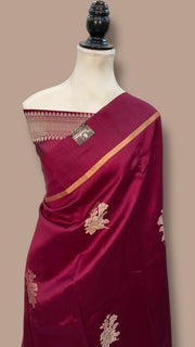 Pure Mango Silk Banarasi Handloom Saree - The Handlooms
