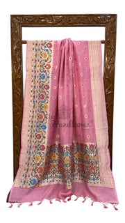 Tussar Georgette Handloom Banarasi Saree - The Handlooms