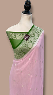Pure Georgette Banarasi Saree - The Handlooms