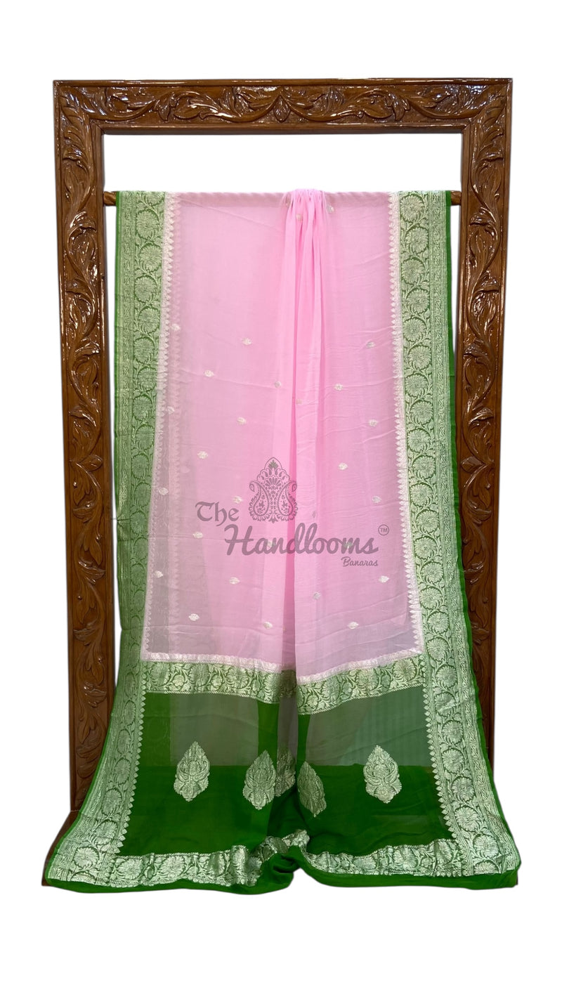 Pure Georgette Banarasi Saree - The Handlooms