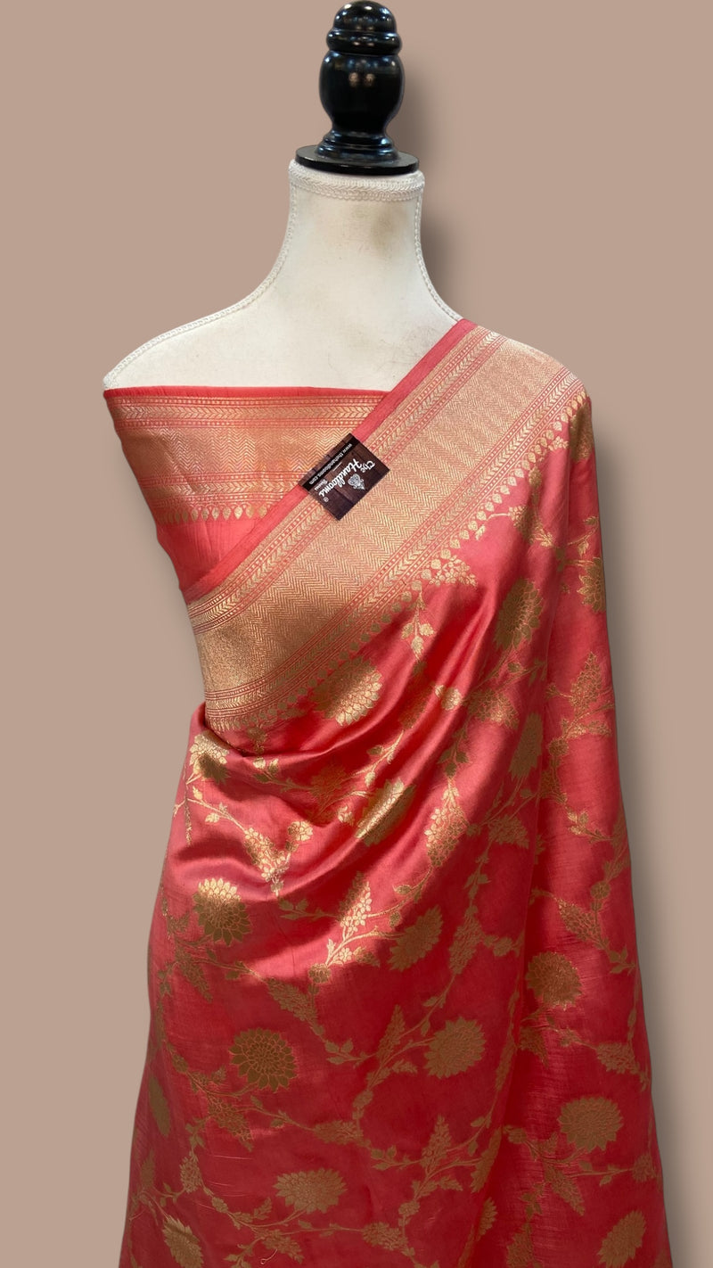 Pure Chiniya Khaddi Handloom Banarasi Saree - The Handlooms