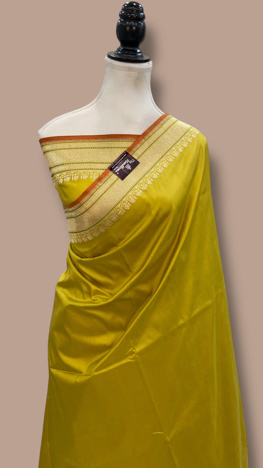Pure Katan Silk Banarasi Handloom Saree - The Handlooms