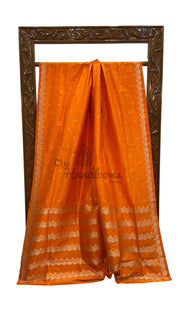 Pure Katan Silk Banarasi Handloom Saree - All Over Kadua Motifs - The Handlooms