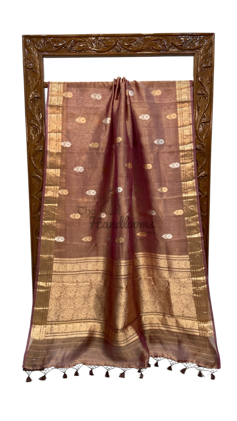 Pure Kora Handloom Banarasi Saree - The Handlooms