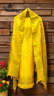 Silk Dress Material - The Handlooms