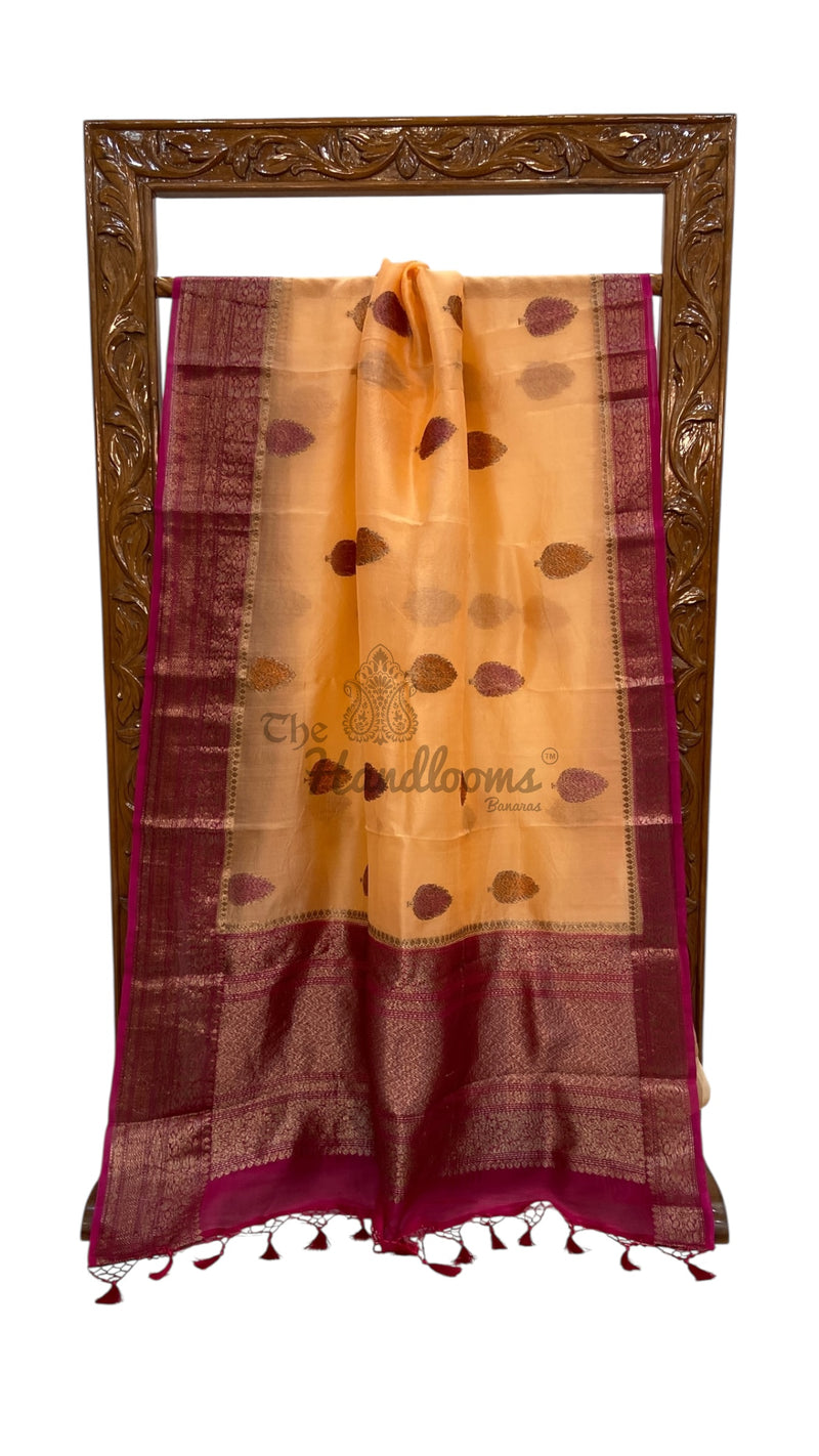 Pure Kora Handloom Banarasi Saree - The Handlooms