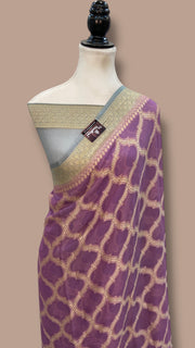 Pure Chiffon Khaddi Banarasi Saree - The Handlooms