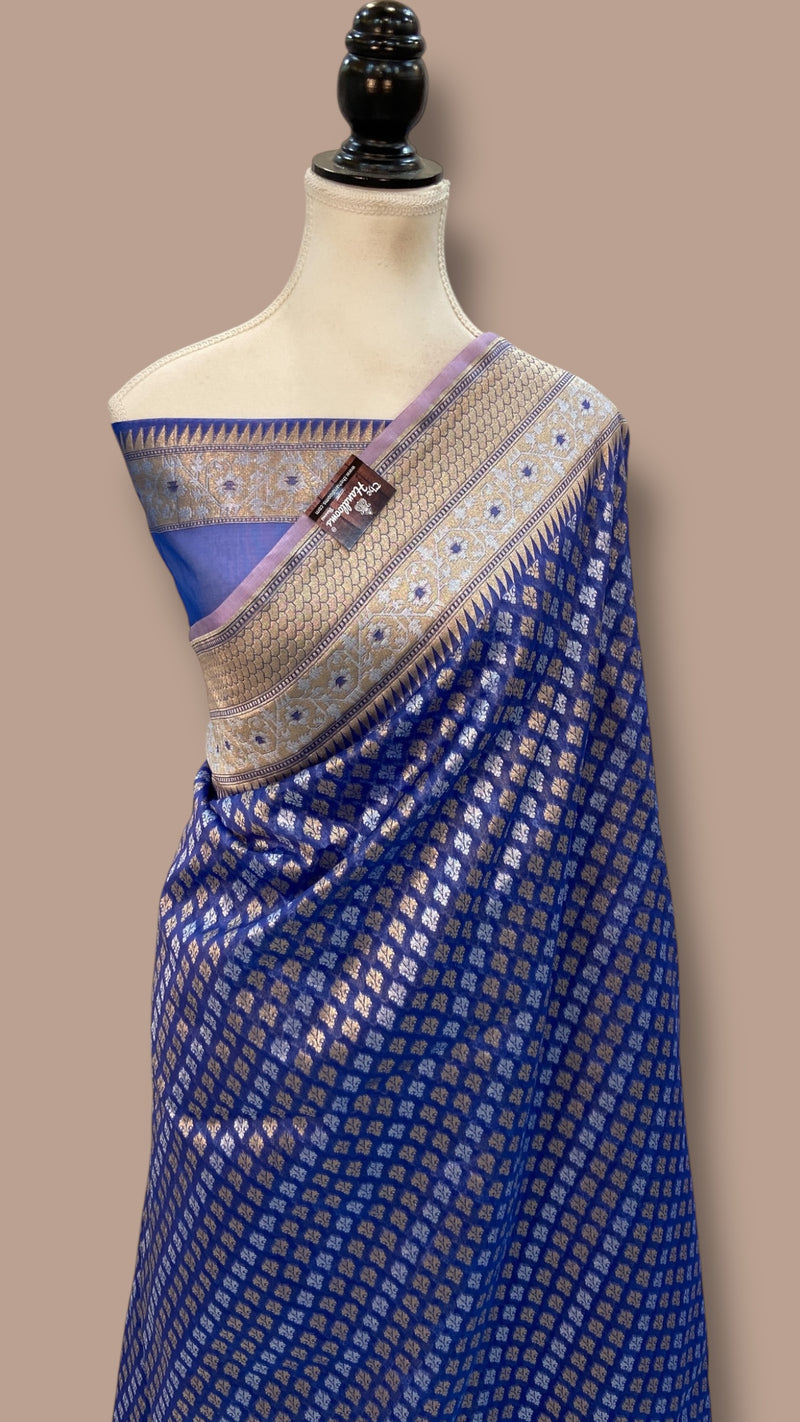 Pure Cotton Banarasi Handloom Saree - The Handlooms