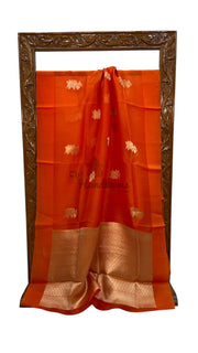 Pure Kora Handloom Banarasi Saree - The Handlooms