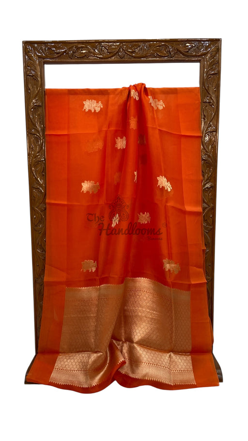Pure Kora Handloom Banarasi Saree - The Handlooms