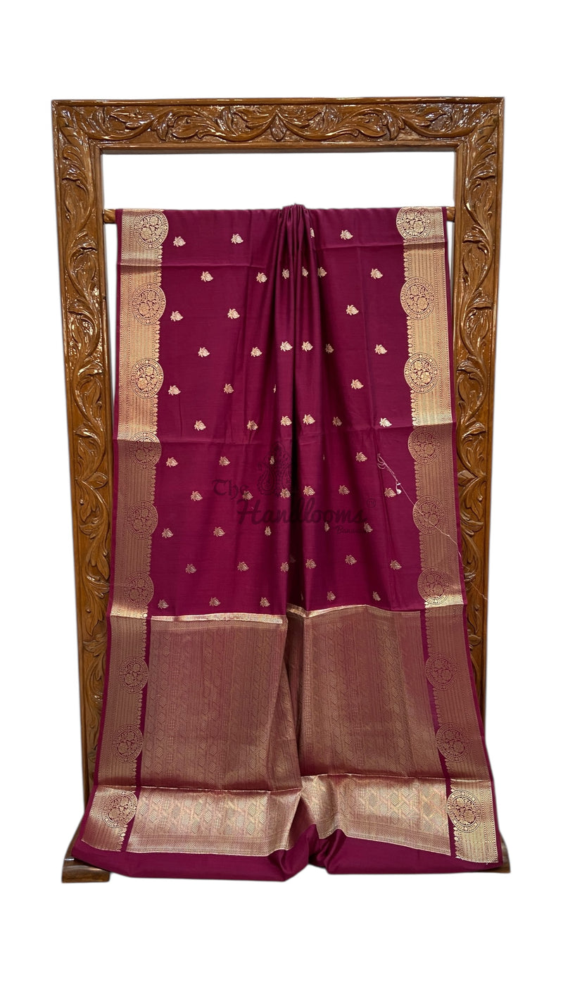 Pure Chiniya Silk Handloom Banarasi Saree - The Handlooms