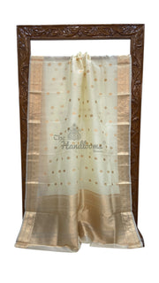Pure Kora Handloom Banarasi Saree - The Handlooms