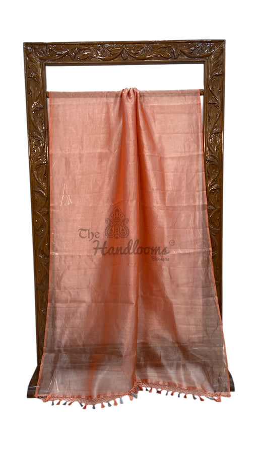 Pure Kora Handloom Banarasi Saree - Plain - The Handlooms