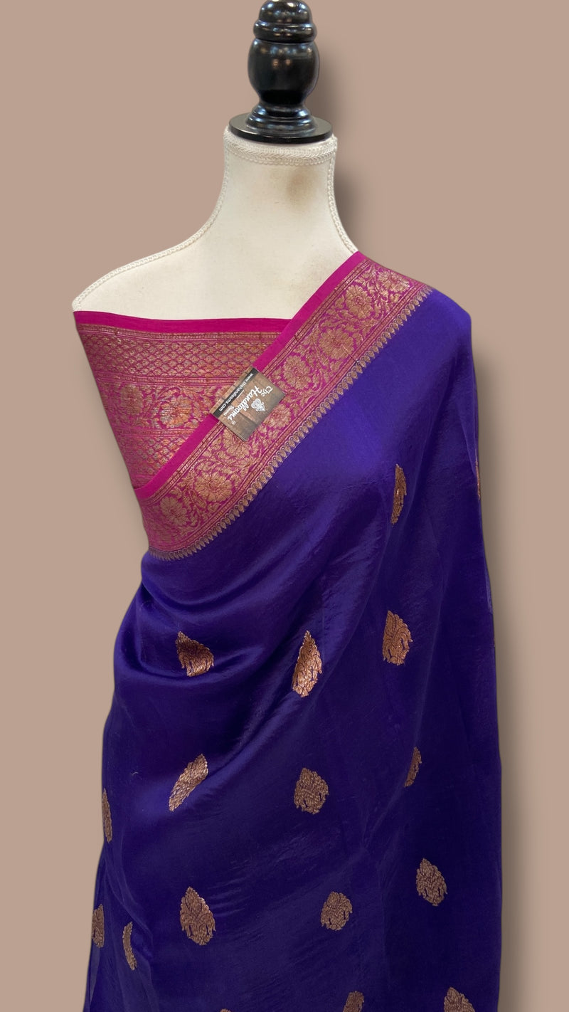 Pure Kora Handloom Banarasi Saree - The Handlooms