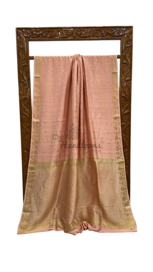 Moonga Georgette Handloom Banarasi Saree - The Handlooms