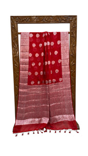 Pure Chiffon Khaddi Banarasi Saree - The Handlooms
