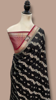 Pure Chiniya Silk Handloom Banarasi Saree - The Handlooms