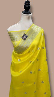 Pure Kora Handloom Banarasi Saree - The Handlooms