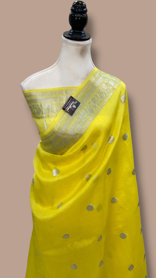 Pure Kora Handloom Banarasi Saree - The Handlooms