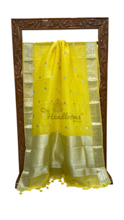 Pure Kora Handloom Banarasi Saree - The Handlooms