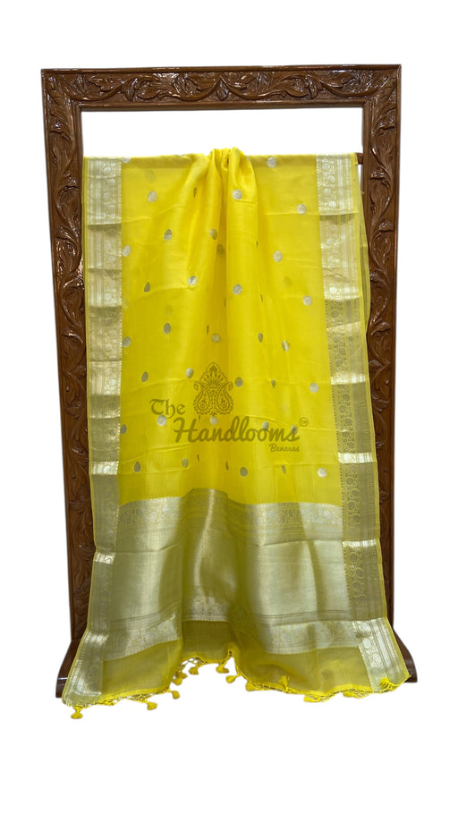 Pure Kora Handloom Banarasi Saree - The Handlooms
