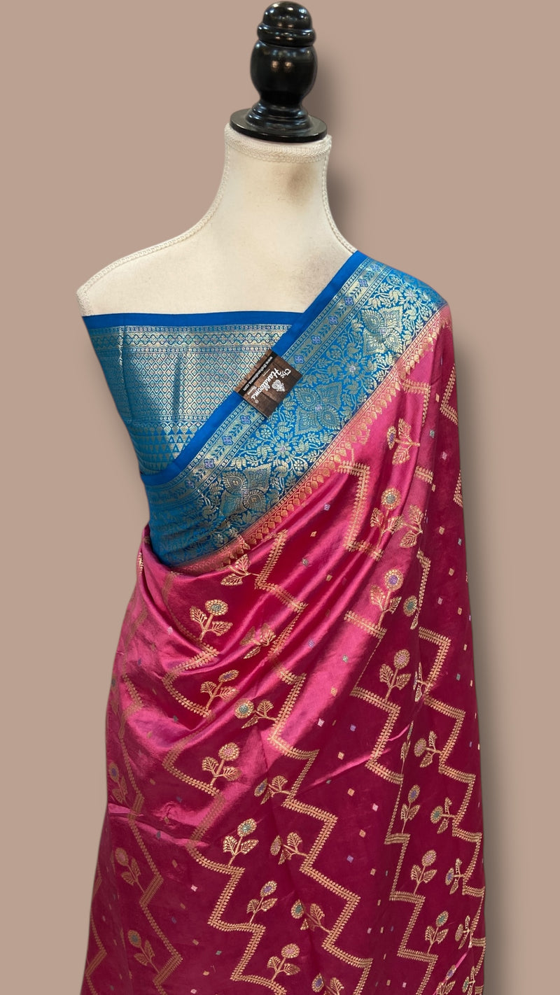 Pure Dupion Silk Banarasi Saree