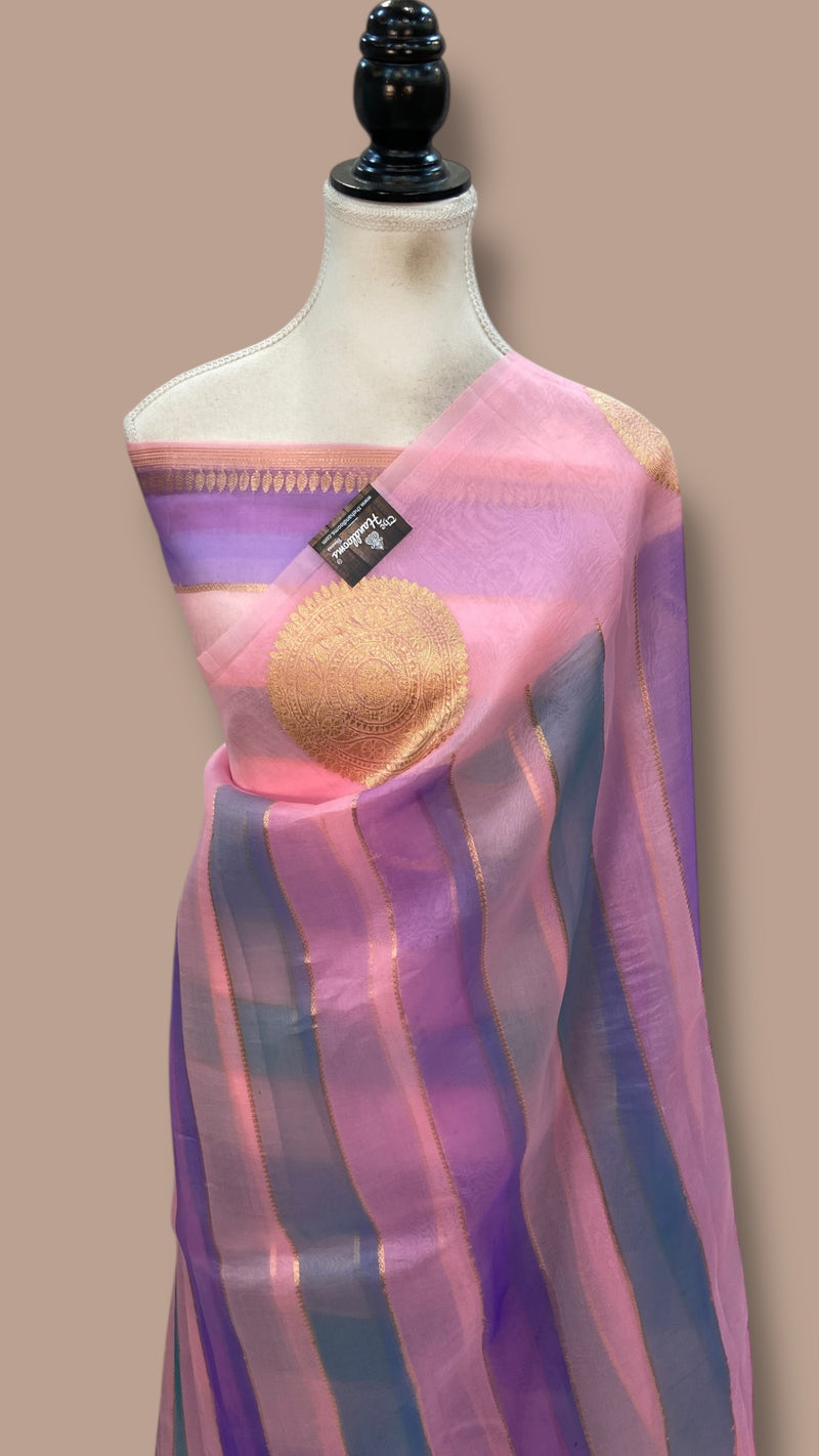 Pure Kora Handloom Banarasi Saree - The Handlooms