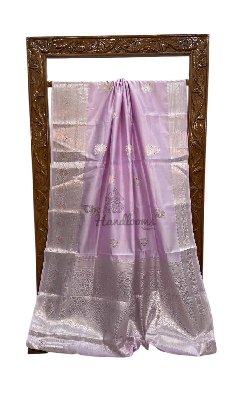 Pure Mango Silk Banarasi Handlokom Saree