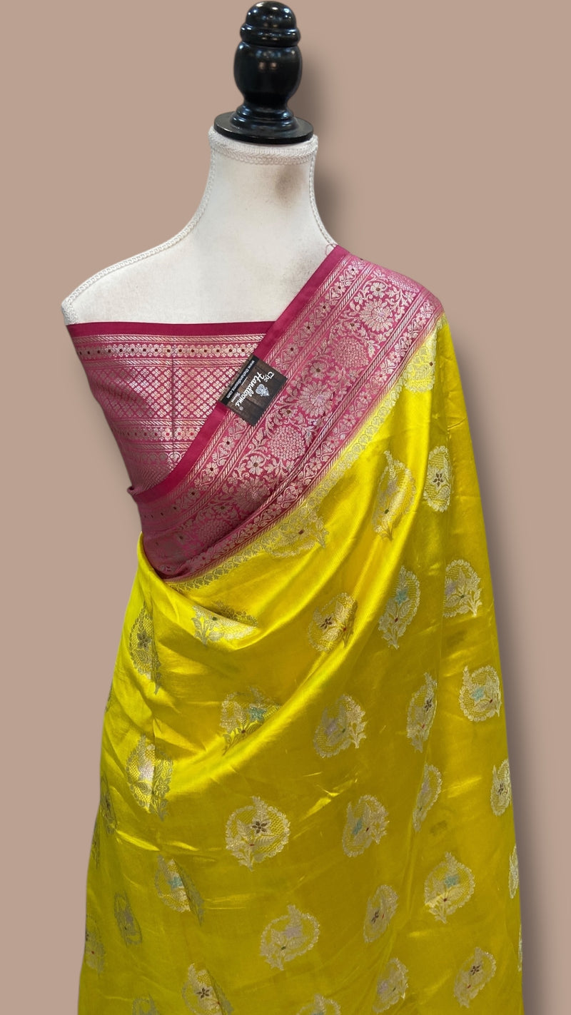 Pure Dupion Silk Banarasi Saree