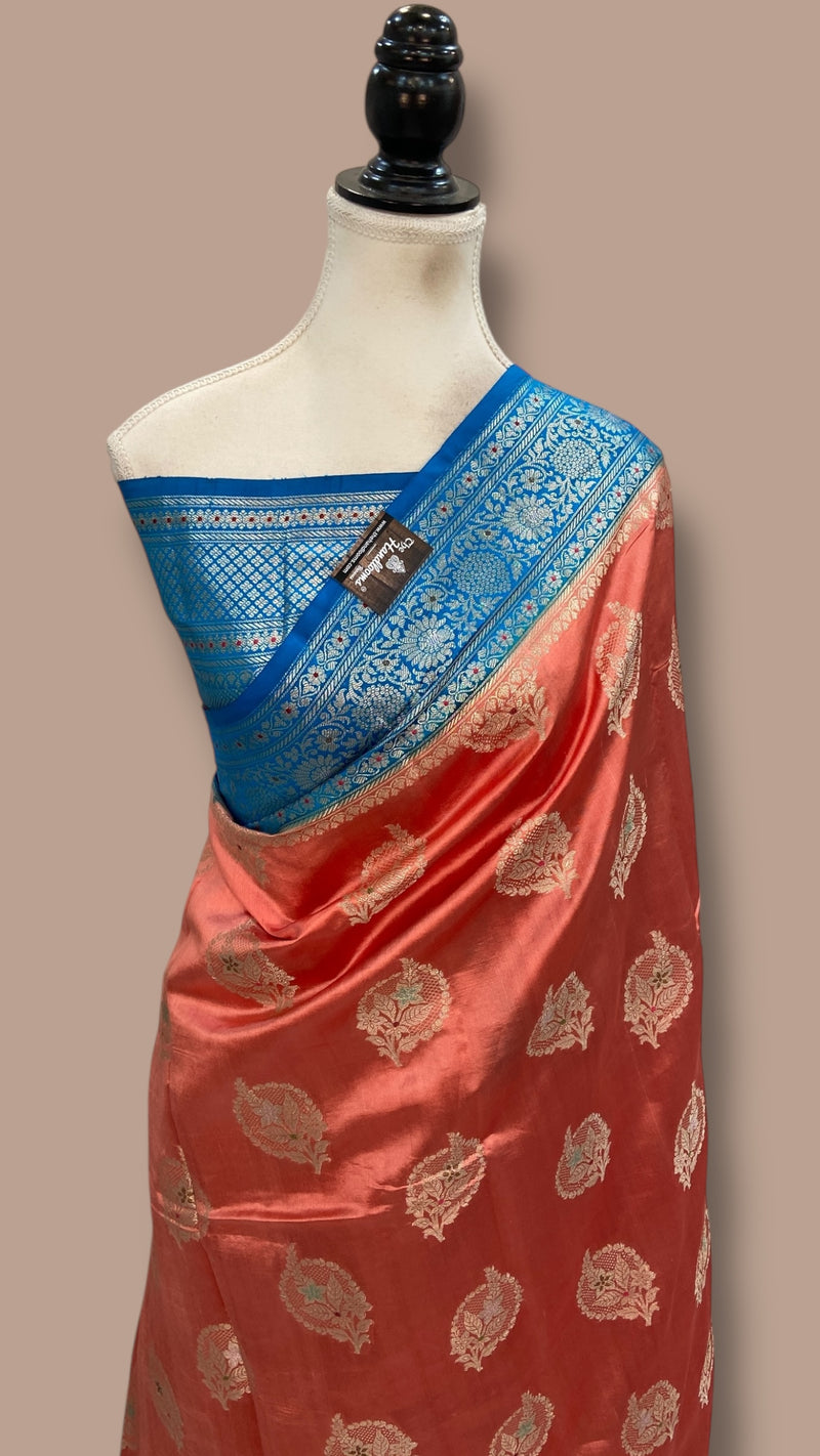 Pure Dupion Silk Banarasi Saree