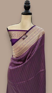 Pure Katan Silk Banarasi Handloom Saree - Tanchui Brocade - The Handlooms