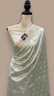 Pure Chiniya Silk Handloom Banarasi Saree - The Handlooms