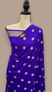 Moonga Georgette Handloom Banarasi Saree - The Handlooms