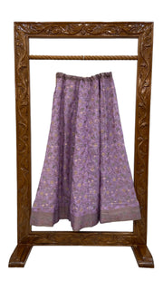 Pure Butter Crepe Handloom Banarasi Lehenga - Stitched - The Handlooms