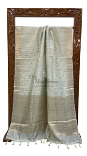 Pure Chiniya Silk Handloom Banarasi Saree - The Handlooms