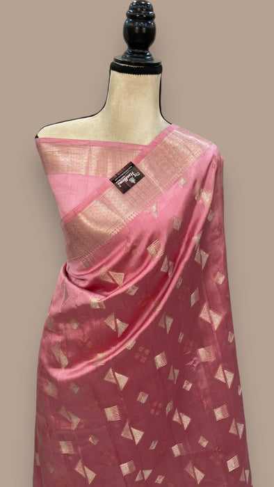 Pure Mango Silk Banarasi Handloom Saree