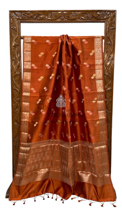 Pure Mango Silk Banarasi Handloom Saree