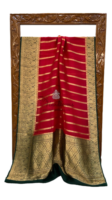 Pure Kora Handloom Banarasi Saree