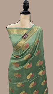Pure Chanderi Handloom Banarasi Saree - The Handlooms