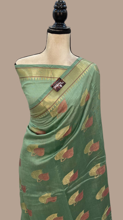 Pure Chanderi Handloom Banarasi Saree