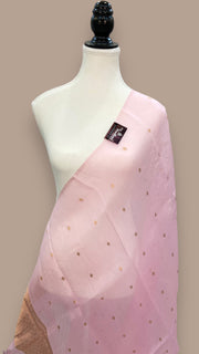 Pure kora Banarasi Brocade Handloom Dupatta - The Handlooms