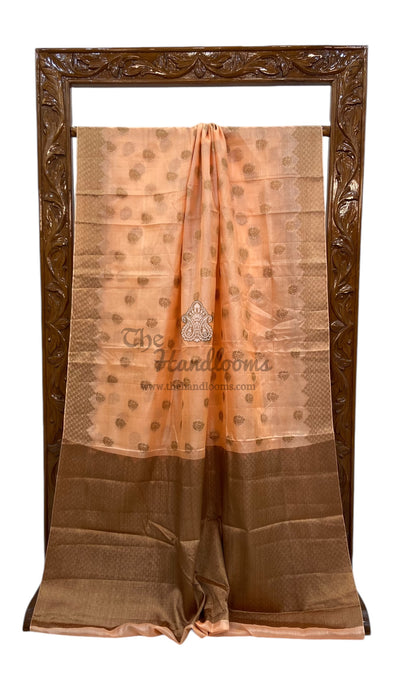 Pure Tussar Silk Handloom Banarasi Saree