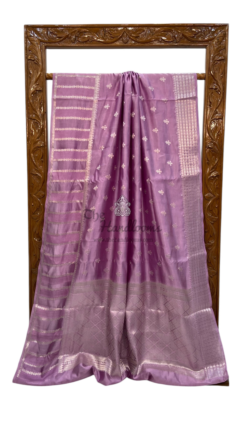 Pure Mango Silk Banarasi Handloom Saree - The Handlooms