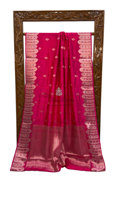 Pure Mango Silk Banarasi Handloom Saree