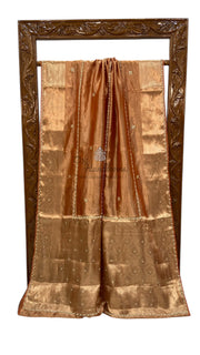 Pure Kora Tissue Handloom Banarasi Saree - Handwork - The Handlooms