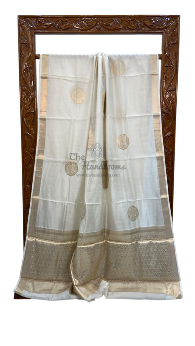 Pure Kota Chex silk Banarasi Handloom Saree