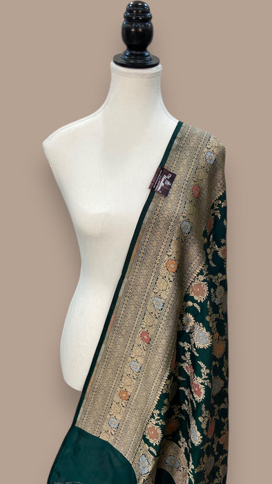 Pure Katan Silk Handloom Dupatta