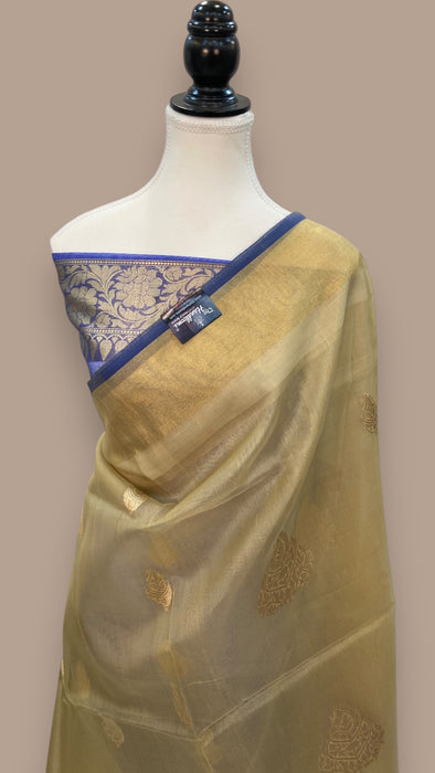 Pure Kora Handloom Banarasi Saree