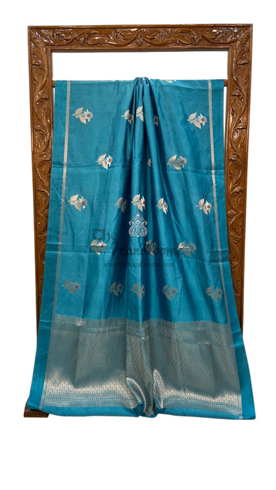 Pure Mango Silk Banarasi Handloom Saree